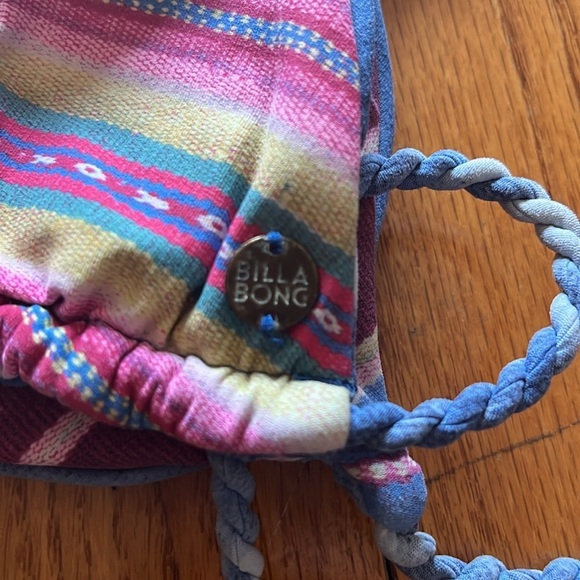 2 Billabong Boho Retro reversible Bikinis  Tribal Tie Dye Surfer 1973 Australian - Picture 9 of 9